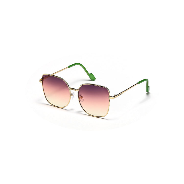 Women's fashionable oversized designer sunglasses with multifaceted frame Stornfield