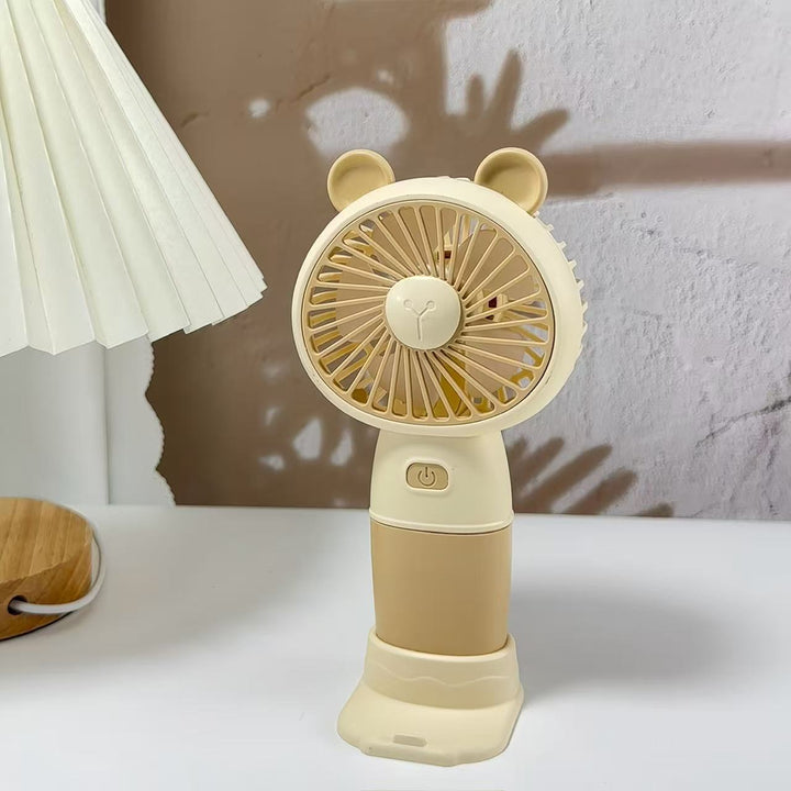Ladies Portable Hand Fan with Animal Ears Stornfield