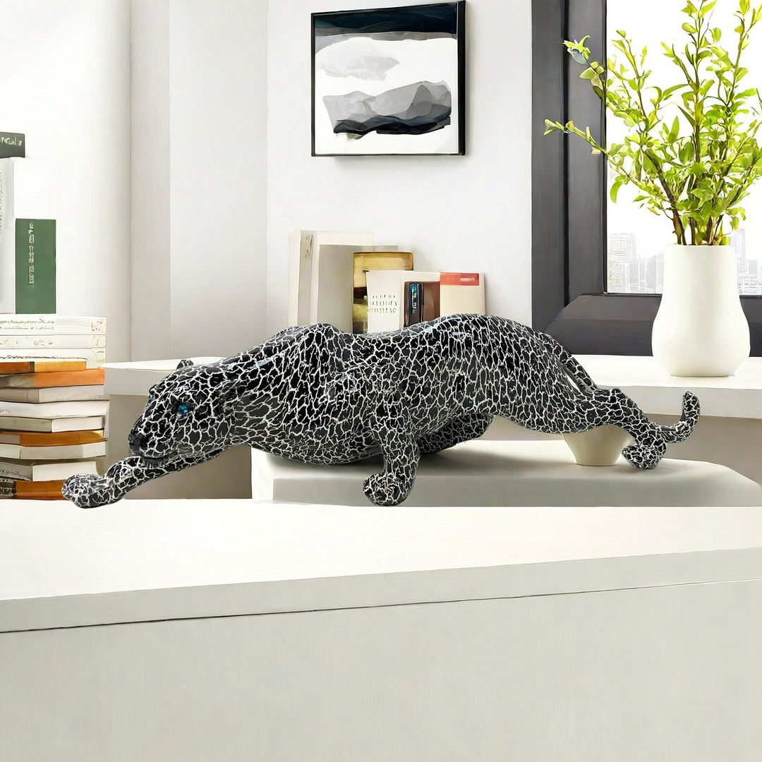 Artistic and colorful animal figure in panther shape Stornfield