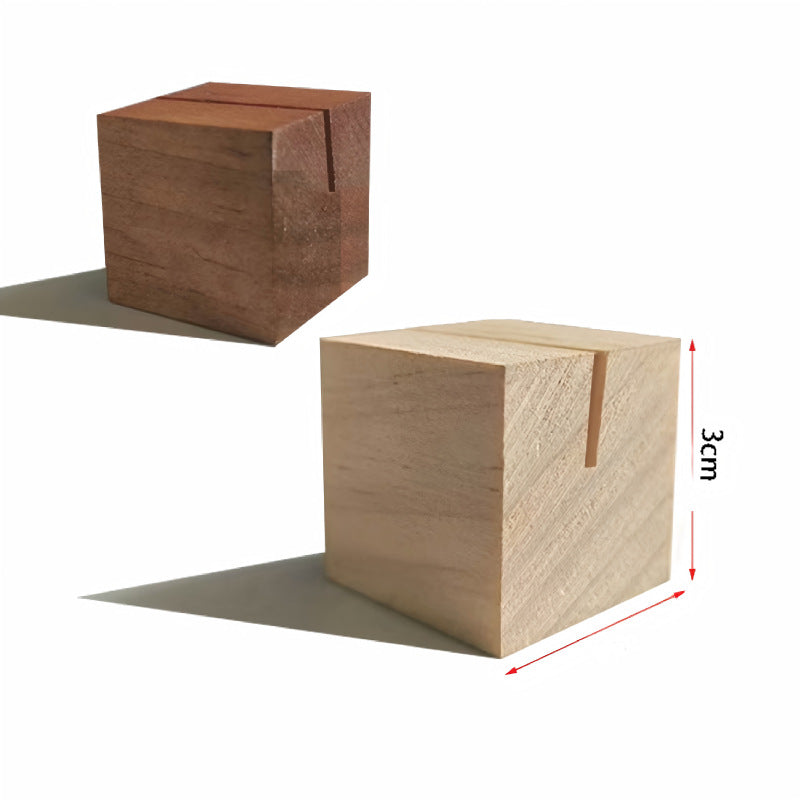 Decorative wood block figure Stornfield