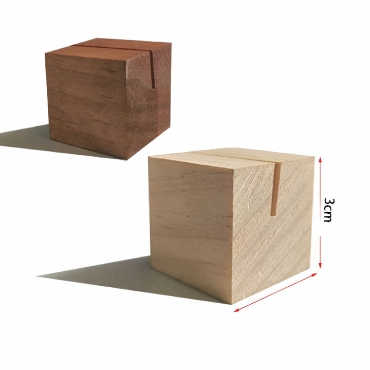 Decorative wood block figure Stornfield