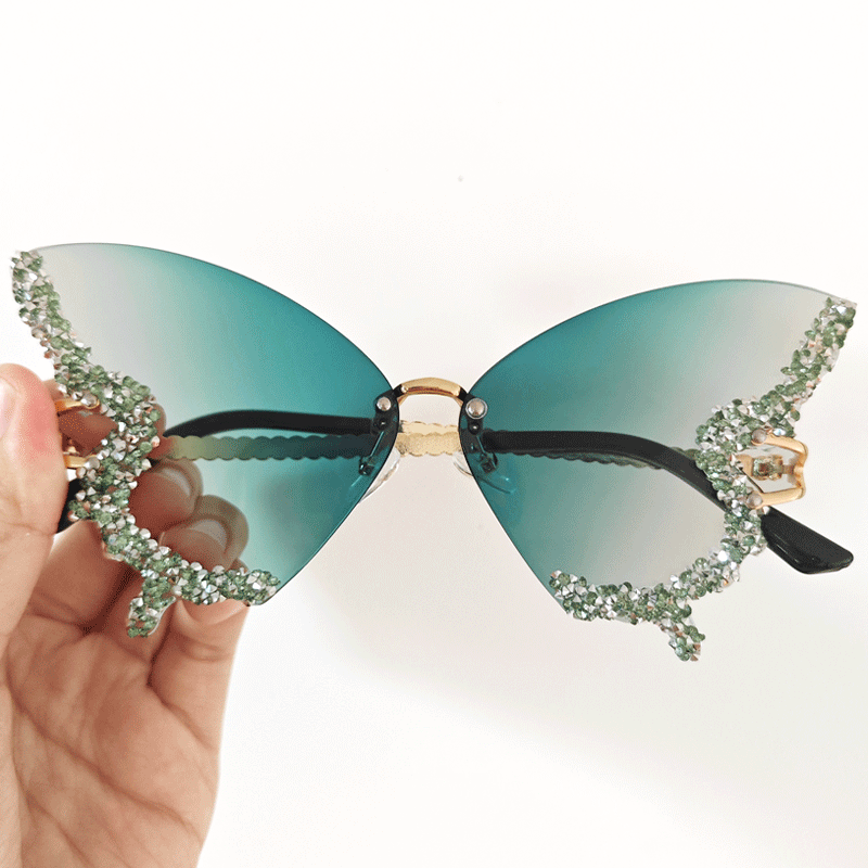 Women's extravagant sunglasses with sparkling butterfly design Stornfield