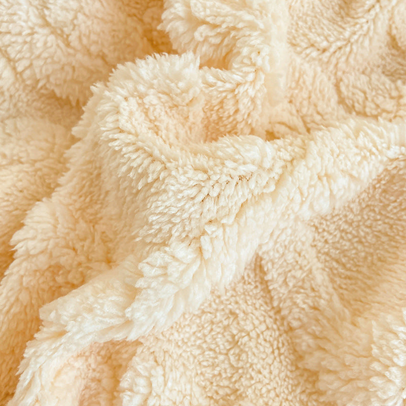 Cozy Textured Plush Blanket
