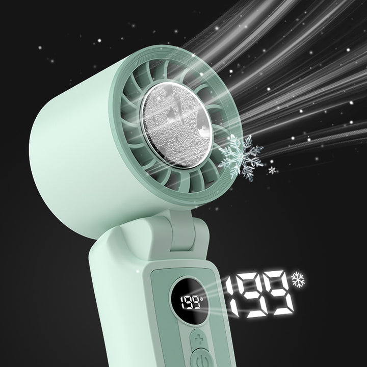 Women Portable Mini High-Performance Fan with Digital Control Stornfield