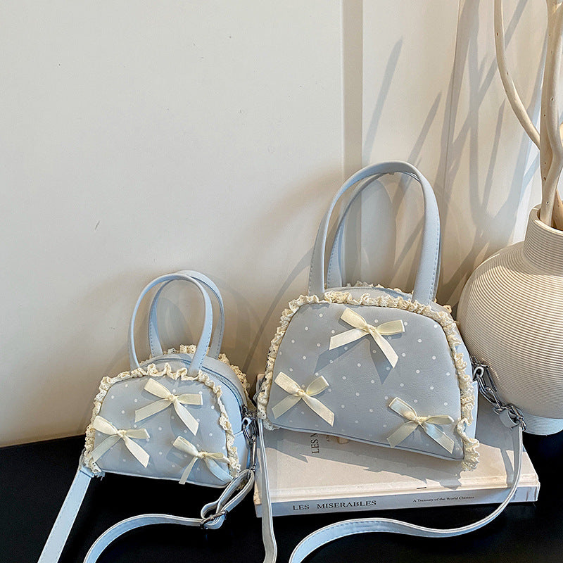 WoCharming Bow-Embellished Everyday Handbag Stornfield