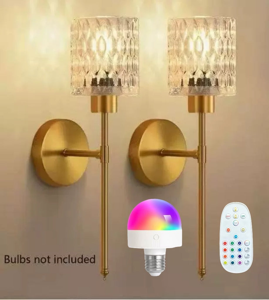 Modern Crystal Glass Wall Sconce