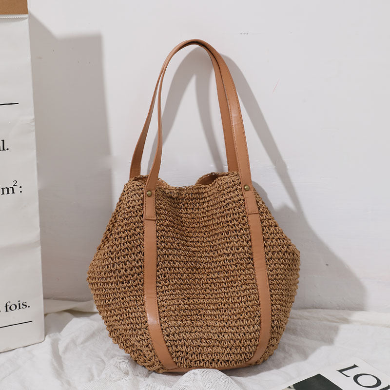 Large Braided Tote Bag with Adjustable Straps Stornfield