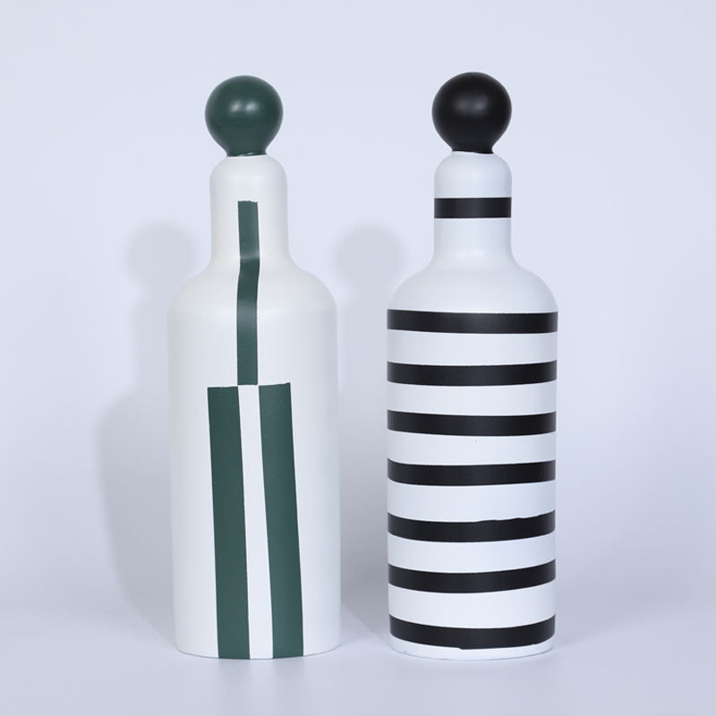 Decorative Geometric Art Bottles
