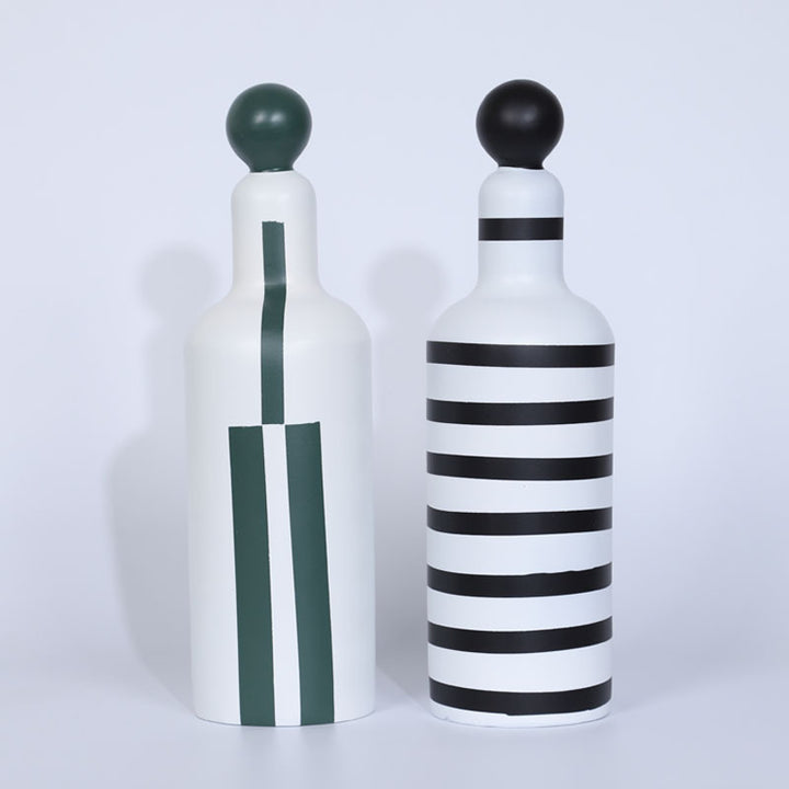 Decorative Geometric Art Bottles