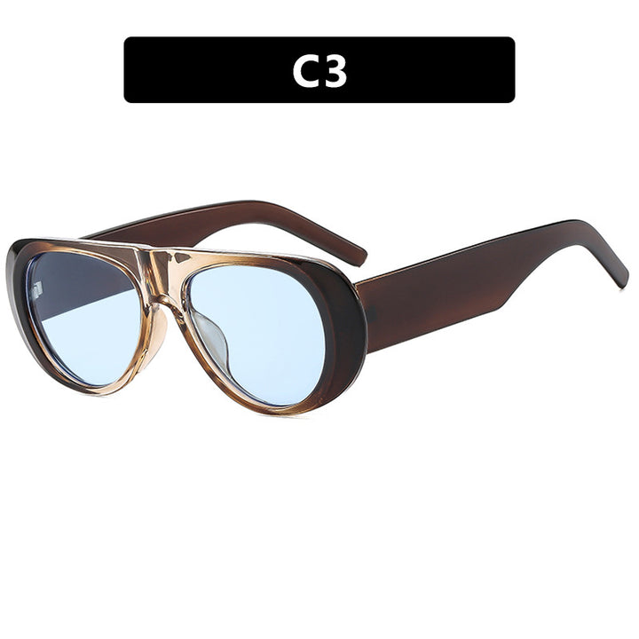 Women's fashionable sunglasses with futuristic design and polarized lenses Stornfield