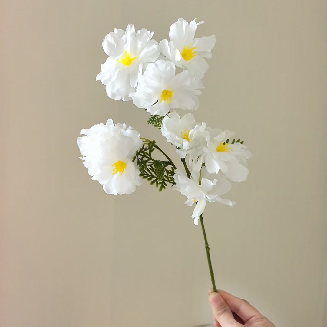 Realistic Blooming Floral Stem
