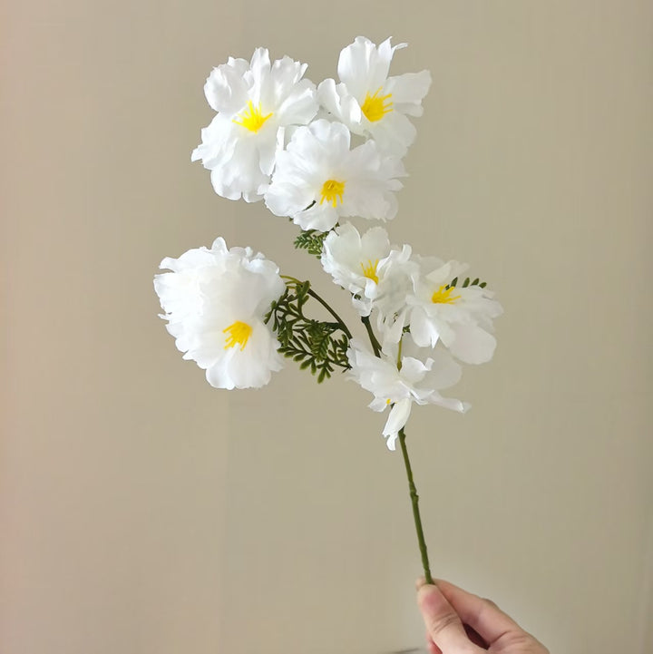 Realistic Blooming Floral Stem