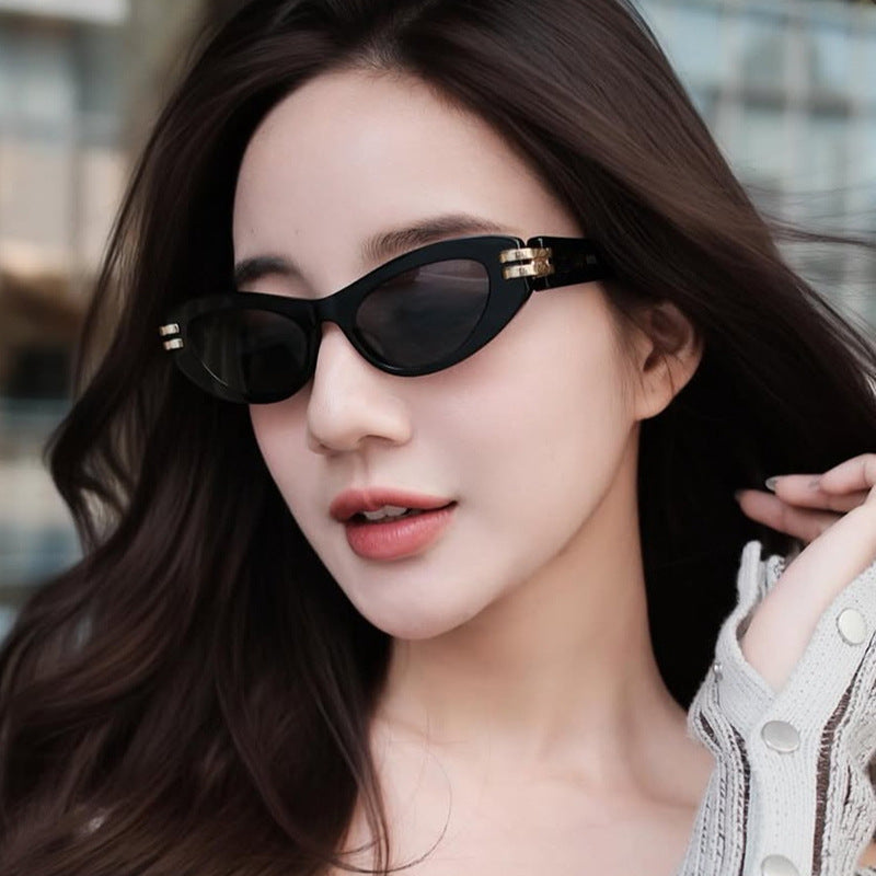 Ladies Cat-Eye Sunglasses with Luxurious Accents Stornfield