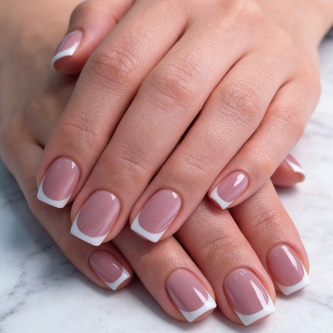 French Tip Gel Nail Enhancements Stornfield