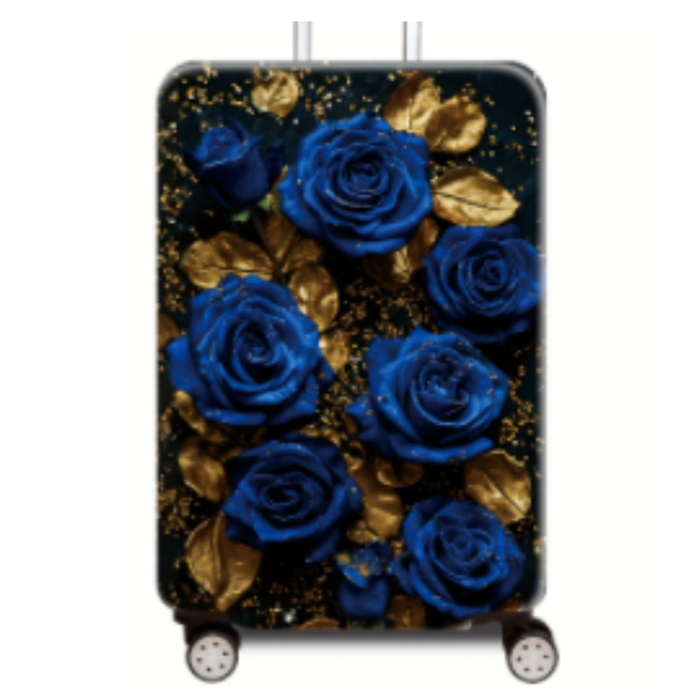 Women's hard-shell travel suitcase with elegant lotus design Stornfield