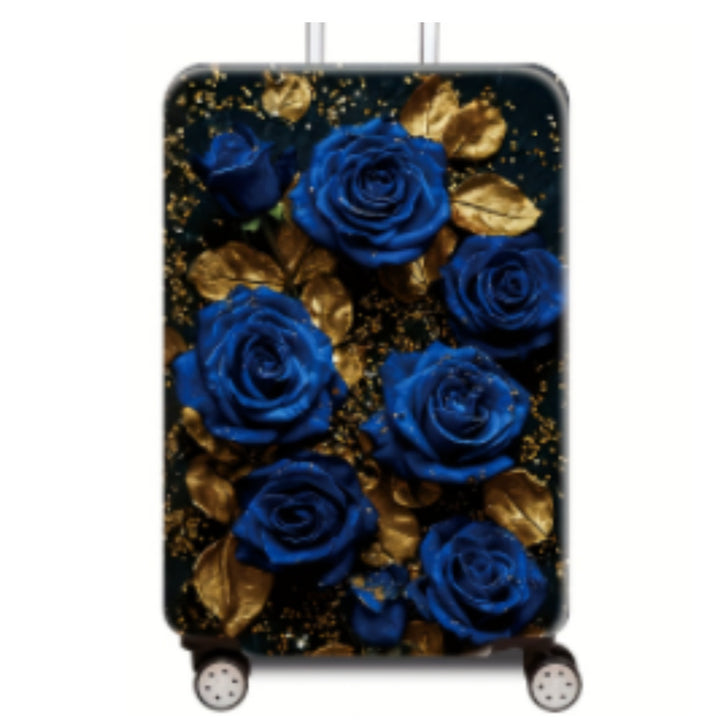 Women's hard-shell travel suitcase with elegant lotus design Stornfield