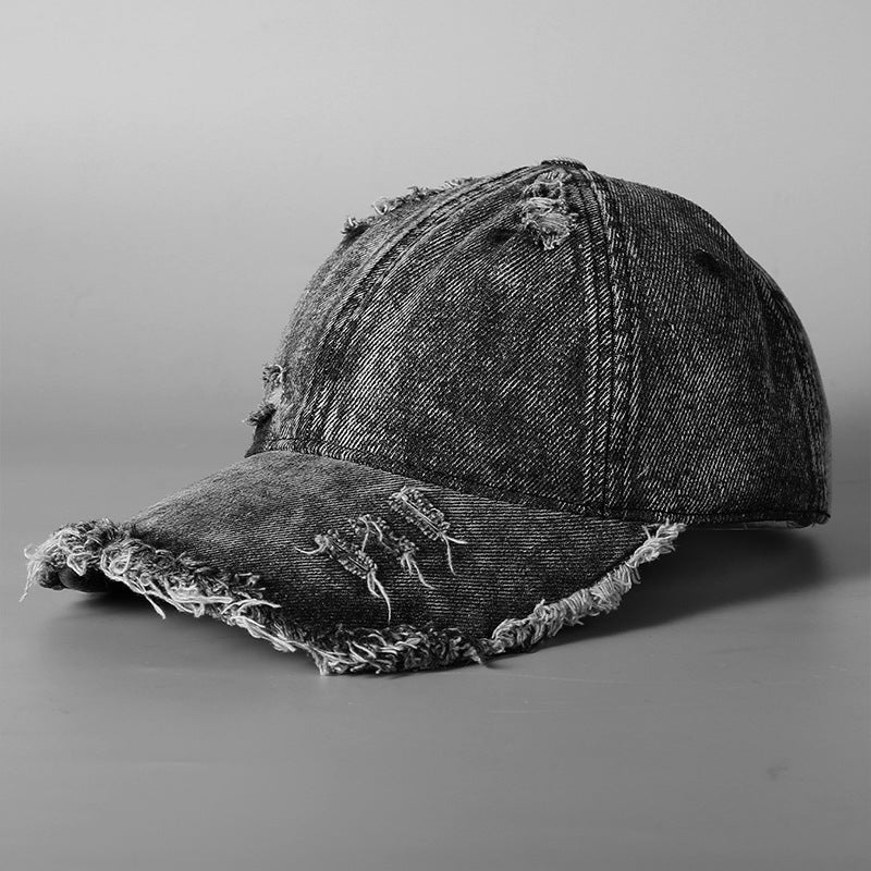 Men's Distressed Vintage Denim Baseball Cap Stornfield