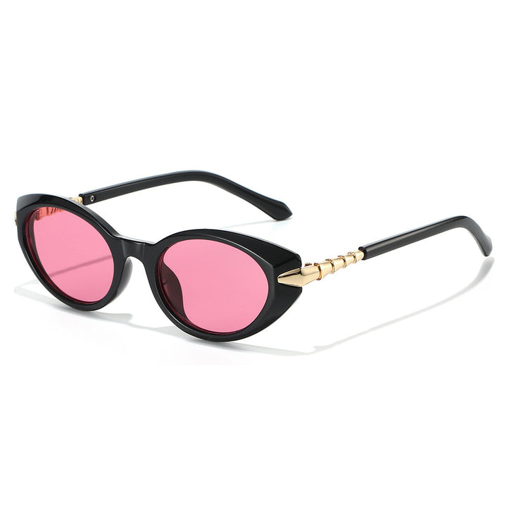 Designer Cat-Eye Sunglasses with Gold Accents Stornfield