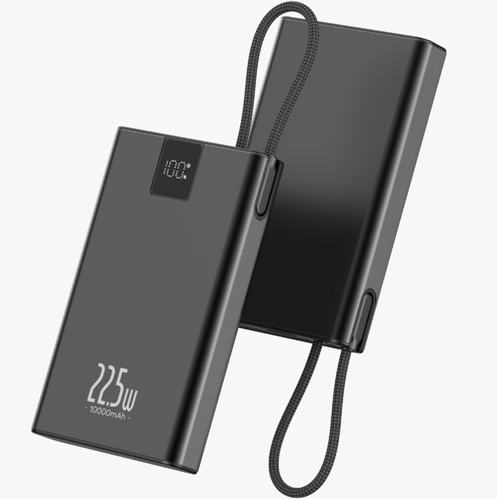 Portable high-performance power bank with smart charging display and USB-C connection Stornfield