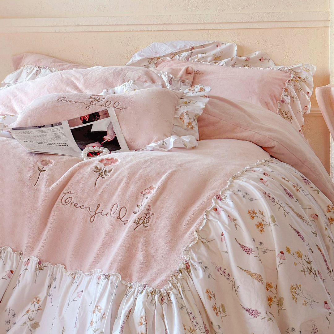 Cotton-linen bedding set