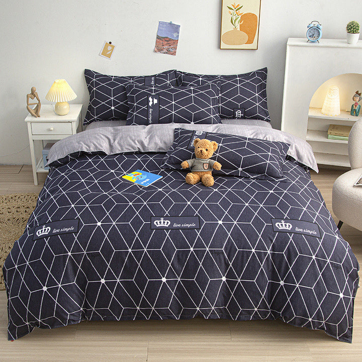 Floral Pattern Decorative Bedding Set