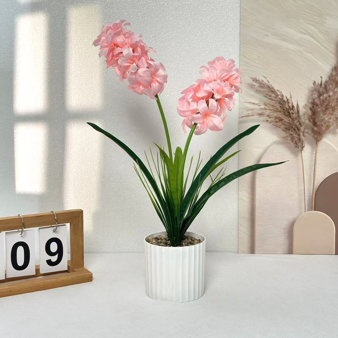 Lifelike Floral Decorative Centerpiece for Home Display