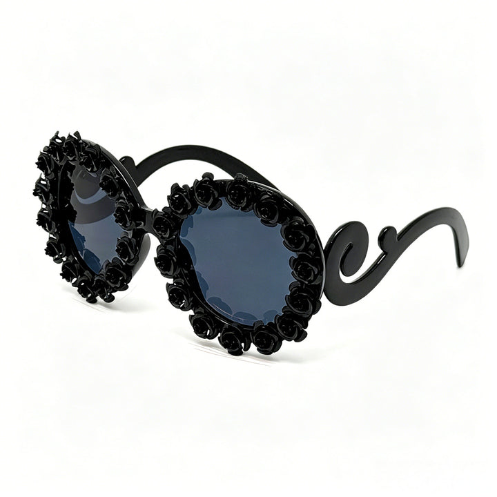 Ladies Designer Sunglasses with Floral Accents Stornfield