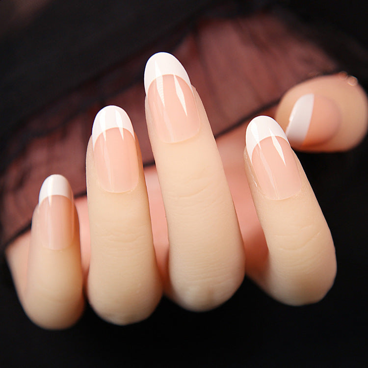 High-quality artificial nails in classic French Tip design Stornfield