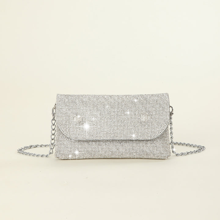 Rhinestone-Studded Evening Clutch