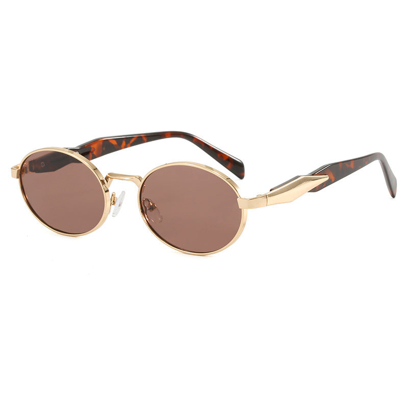 Women's designer sunglasses with high-quality round frame and protective UV filter Stornfield