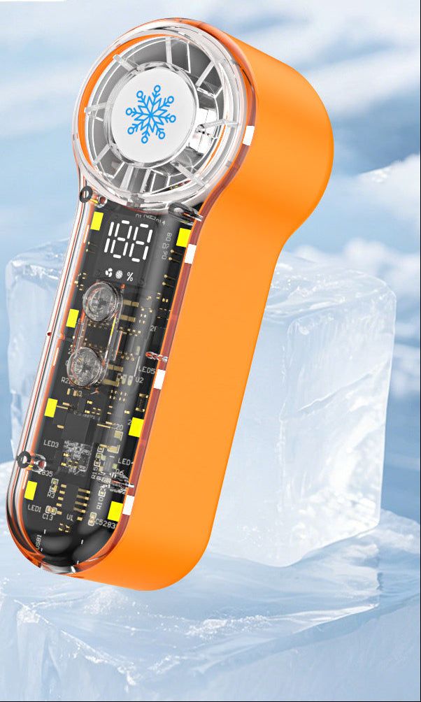 Unisex portable fan with LED display Stornfield
