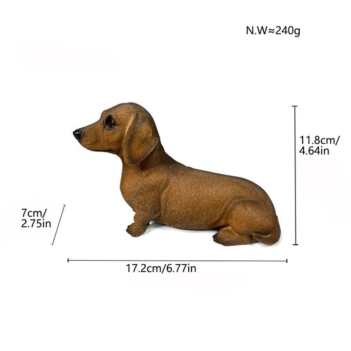 Colorful decorative figure of a dog in modern design Stornfield