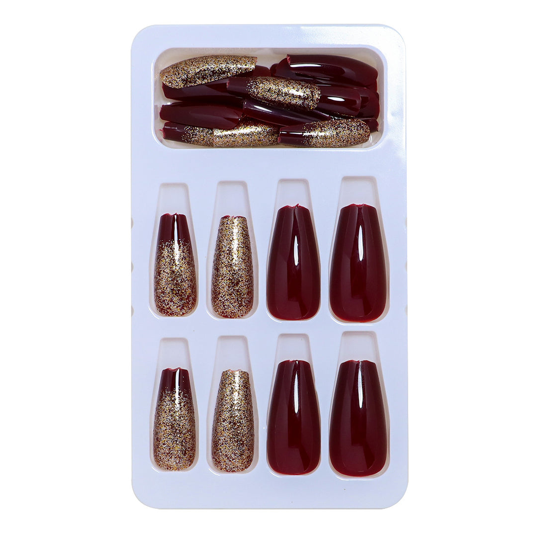 Glittering Press-On Nail Set Stornfield