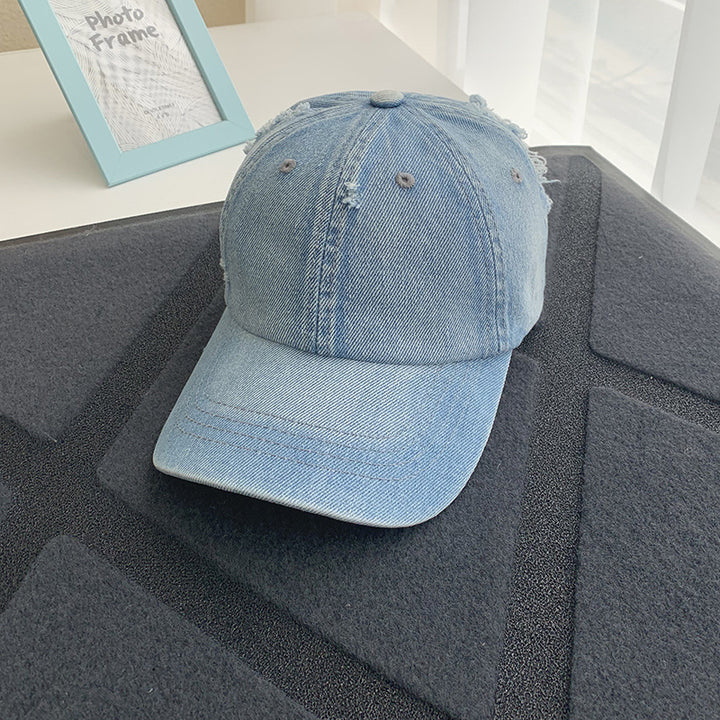 Women's Distressed Denim Baseball Cap Stornfield 1784084168