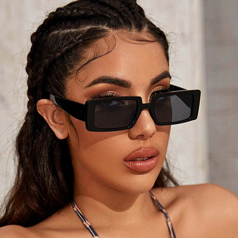 Ladies fashionable square sunglasses in elegant retro style Stornfield
