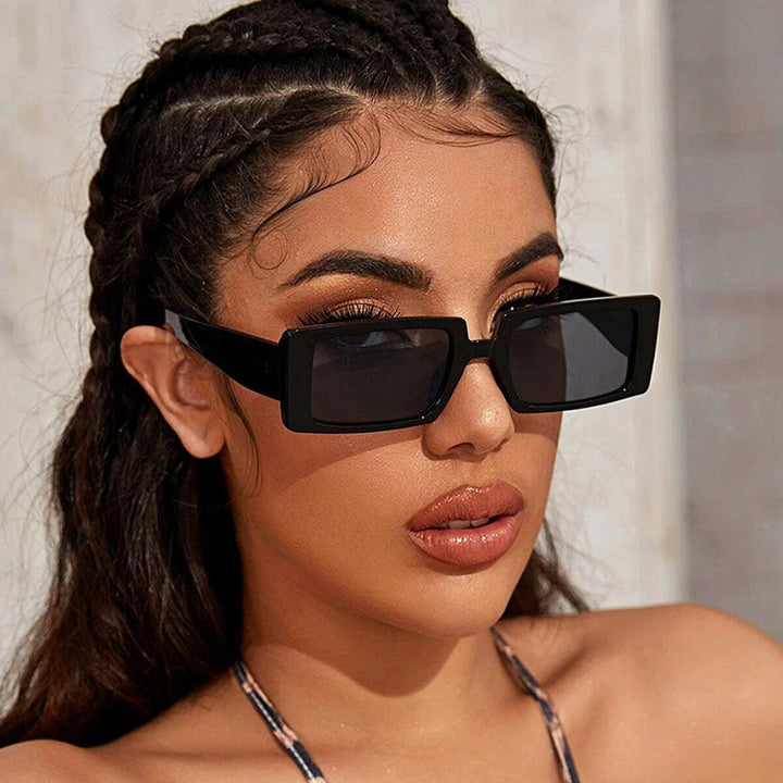 Ladies fashionable square sunglasses in elegant retro style Stornfield