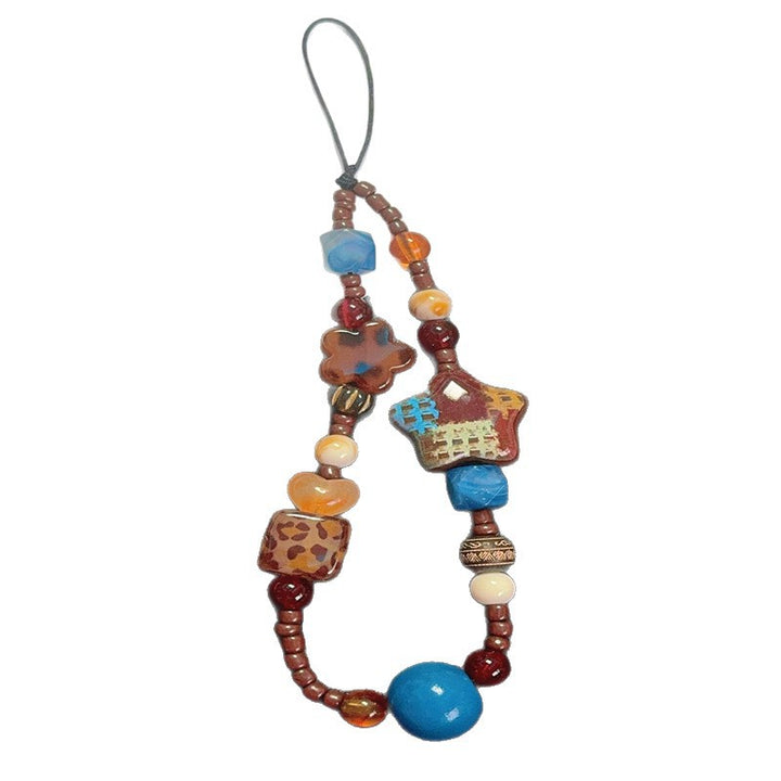 Decorative Beaded Charm Keychain Stornfield