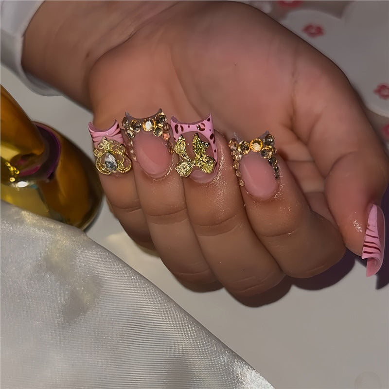 Floral Design Press-On Nails Stornfield