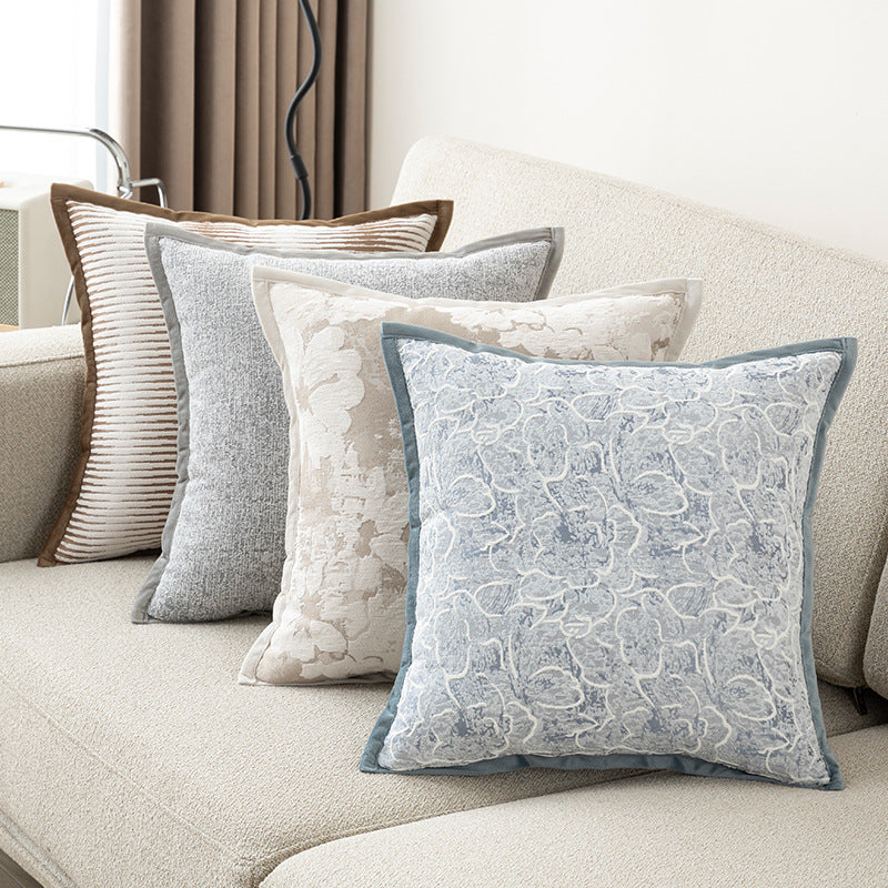 Floral Velvet Accent Pillow