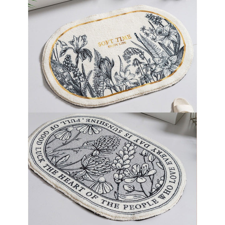 Floral Emblazoned Area Mat Stornfield