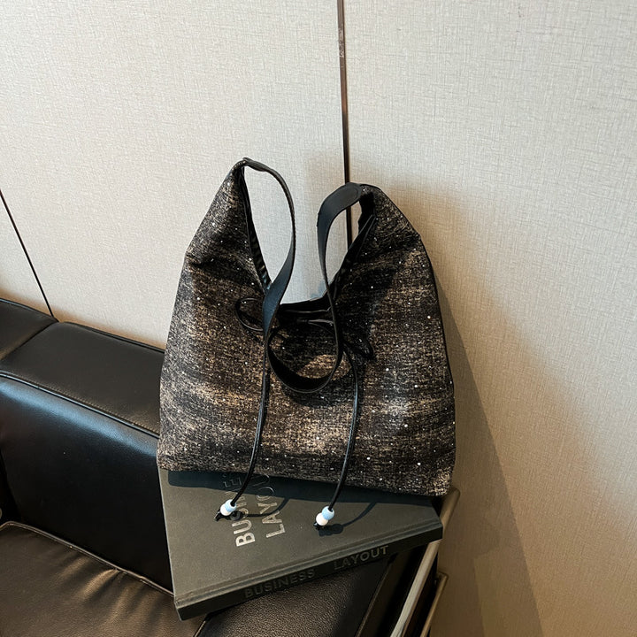 Casual Drawstring Bucket Bag