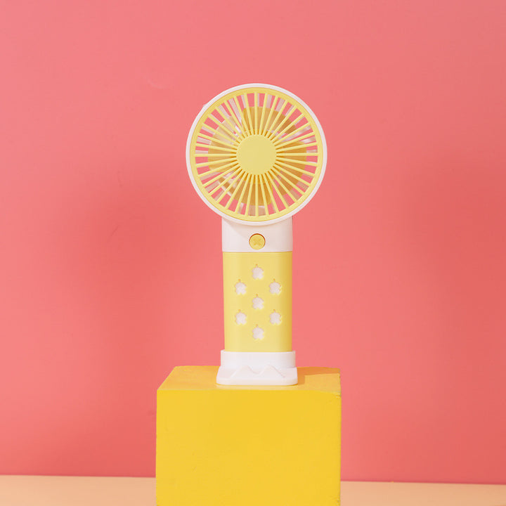 Women Portable Hand Fan with Ergonomic Handle and Adjustable Tilt Angle Stornfield