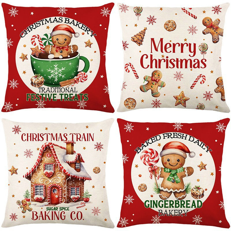 Festive Seasonal Throw Pillow Set