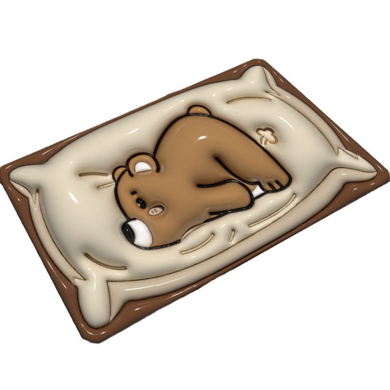 Cute Cartoon Cat Shape Bath Mat Stornfield