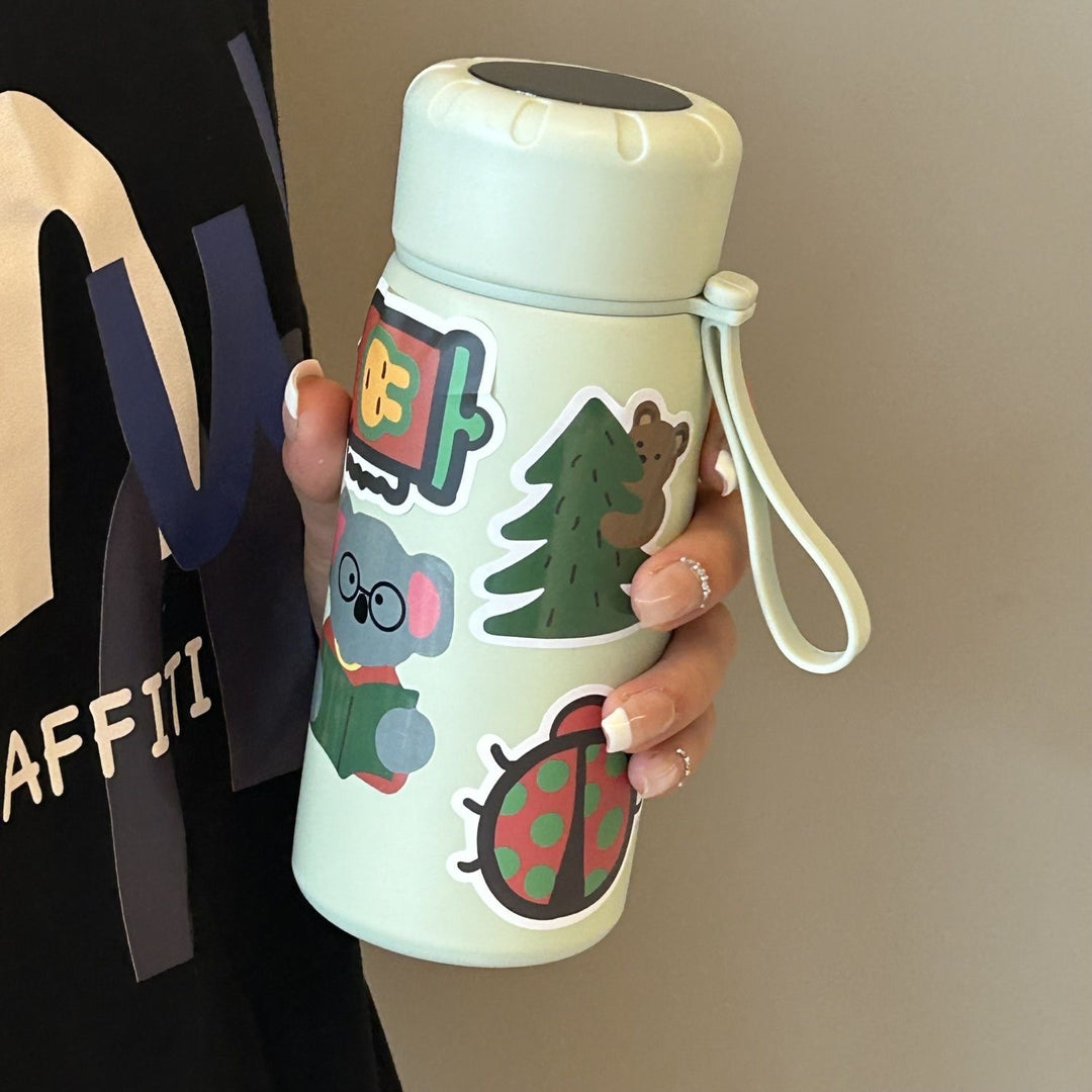Ladies stylish water bottle with funny sticker motifs Stornfield