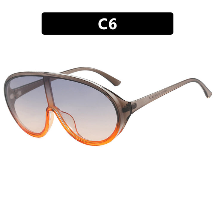 Women's futuristic sunglasses with large lenses and ergonomic frame Stornfield