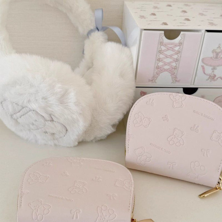 Cute Cartoon-Embossed Mini Pouch Stornfield
