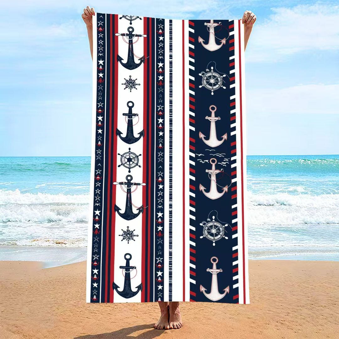 Women's beach towel with creative golf theme Stornfield