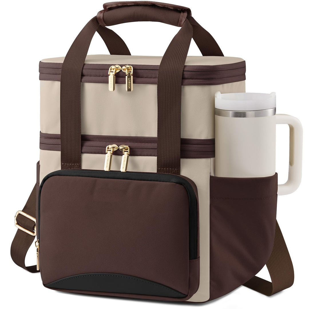 Insulated picnic bag with multiple compartments and elegant details Stornfield