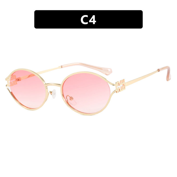 Ladies elegant oval sunglasses Stornfield